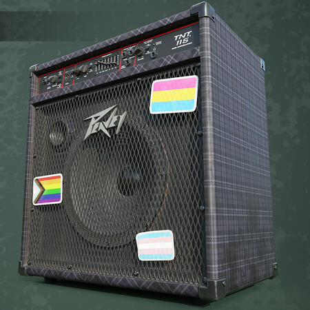 Full High-Low poly PBR example