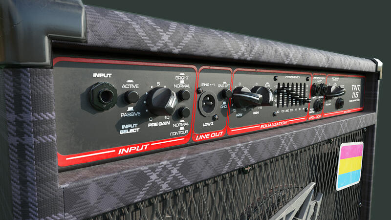 Full High-Low poly PBR example